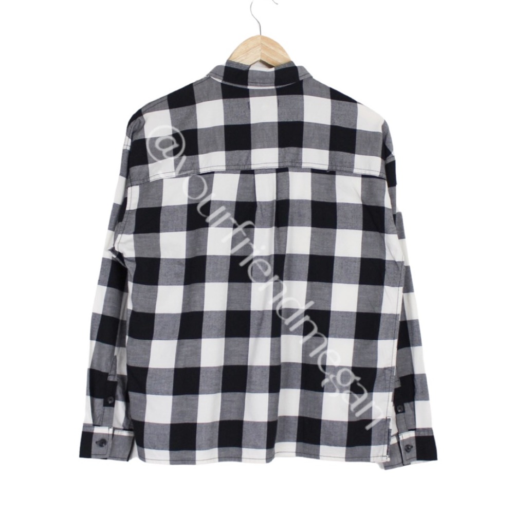 Madewell Shirt Jacket Shacket in Buffalo Plaid - Picture 6 of 10
